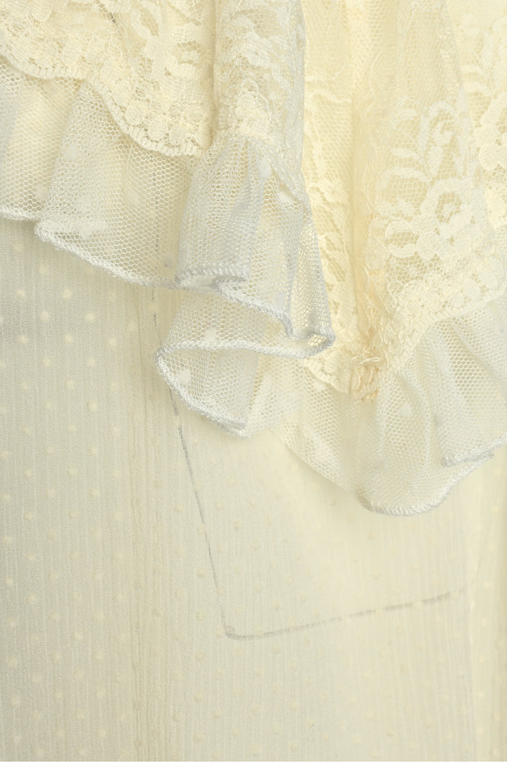 Zimmermann Size 0P Tulle & Sheer Ruffle Tops
