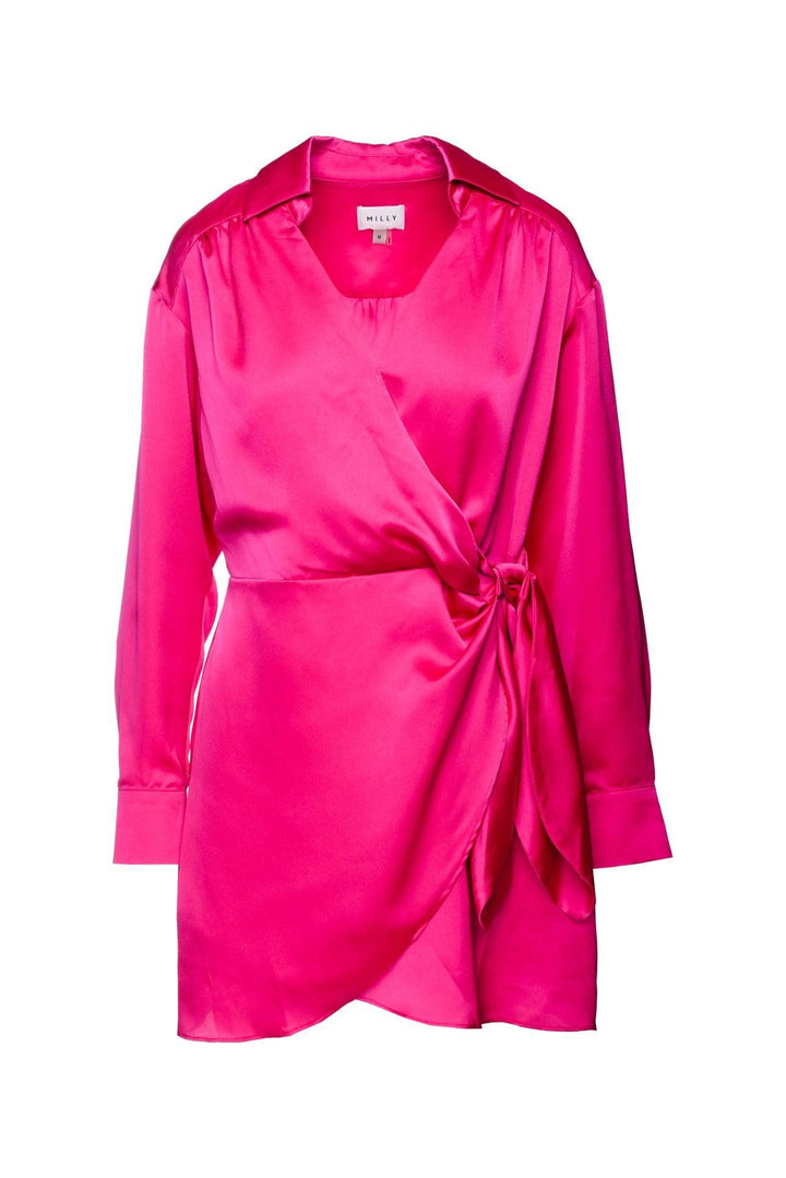 Milly Size M Jordan Satin Dress