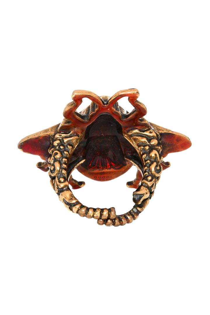 Gucci Size 5.5 Bee Cocktail Ring