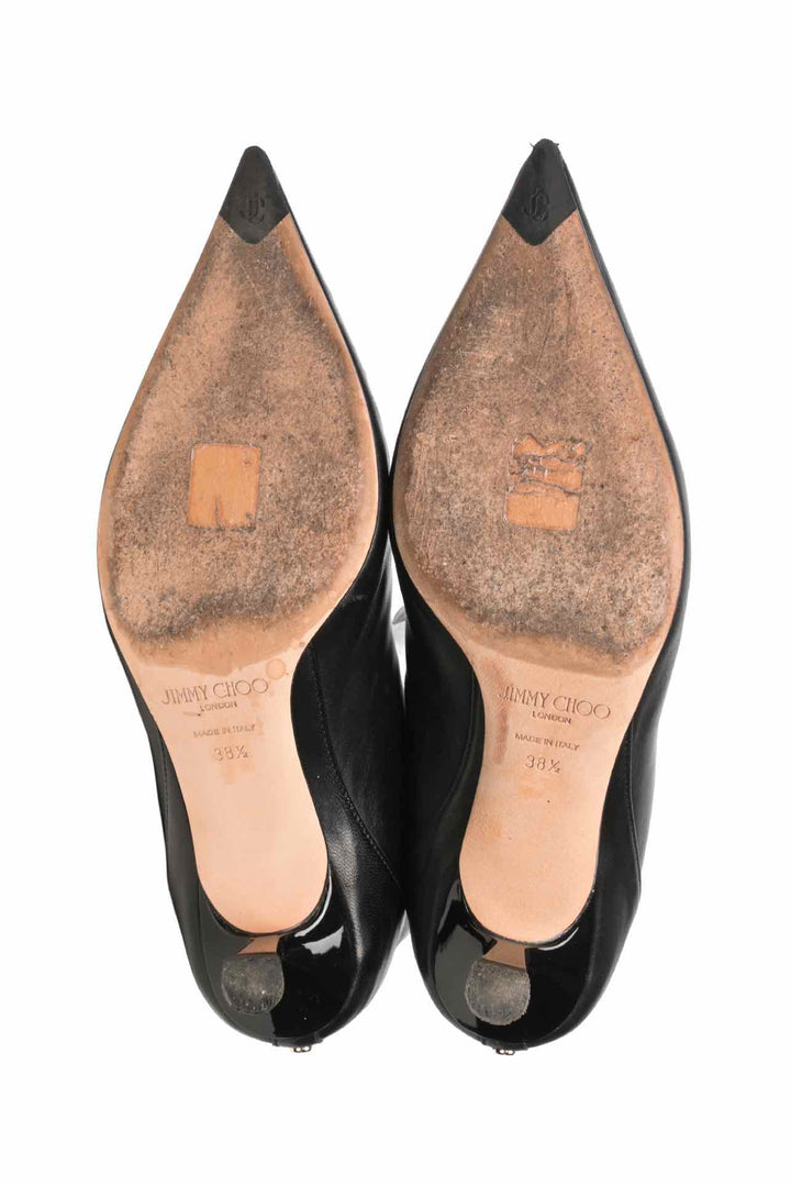 Jimmy Choo Size 38.5 Leather Vari 45 Over-the-knee Boots