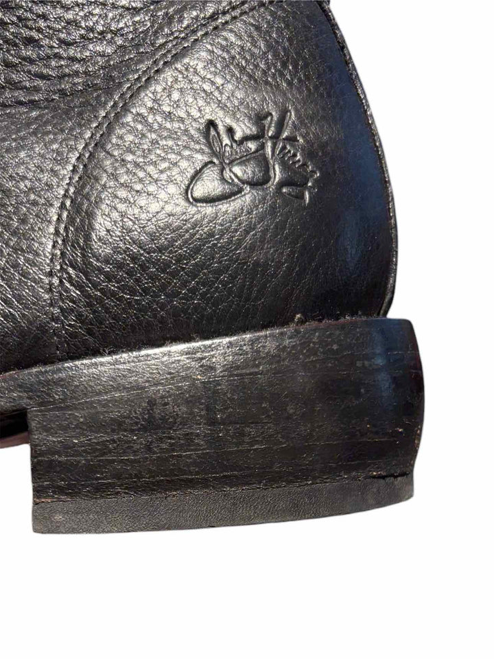 Fluevog Size 9 Ricard Leather Lace-up Ankle Boots