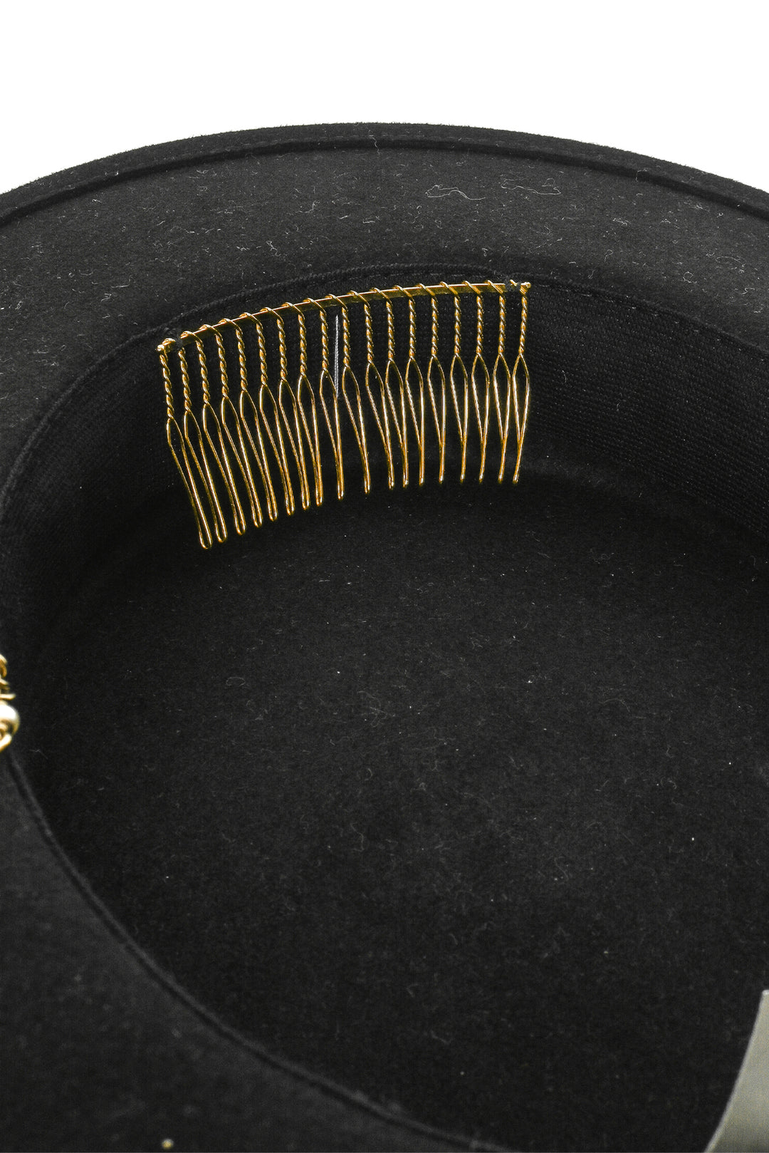 Chanel Size OS Rabbit Hair Flat Top Hat