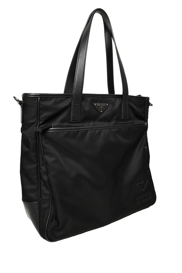 Prada 2021 Re-Nylon & Saffiano Leather Tessuto Tote