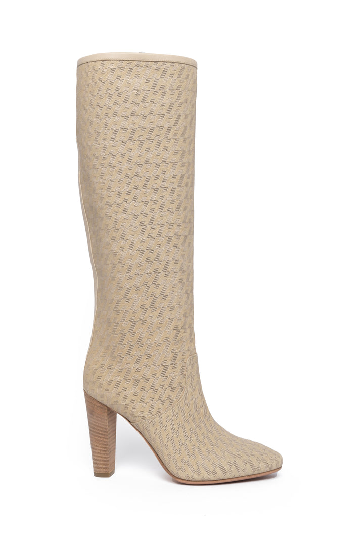 Hermes Size 36.5 Perforated H Knee High Boots