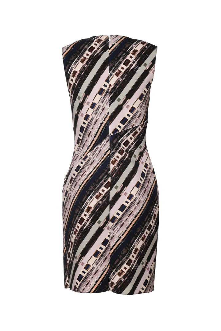 Carven Size M Sleeveless Cassette-Print Midi Dress