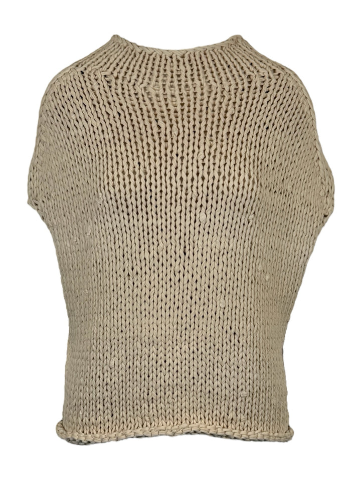 Lauren Manoogian Size OS Hand-knit Jersey Shell Vest