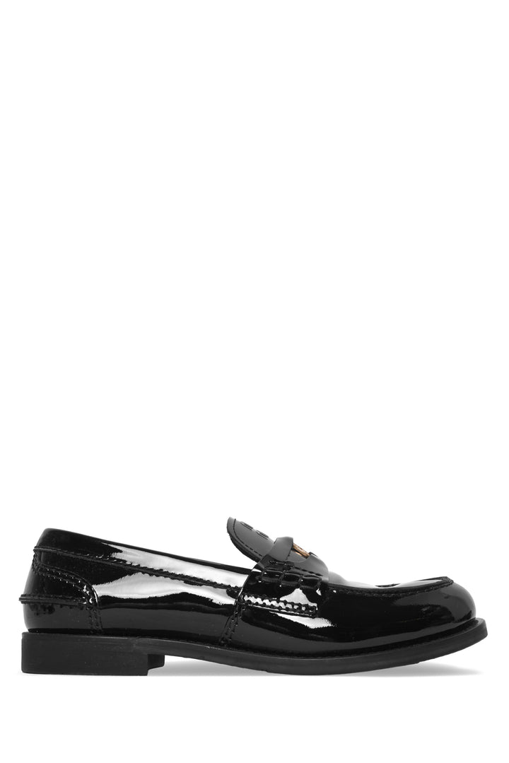 Miu Miu Size 37 Patent Leather Penny Loafers