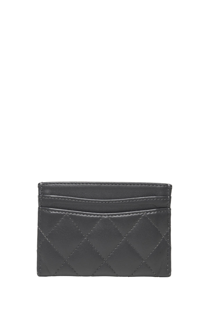 Chanel Calfskin CC Card Holder Wallet