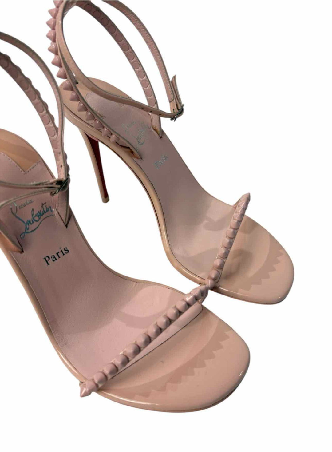 Christian Louboutin Size 35 So Me 100 Patent Leather Sandals