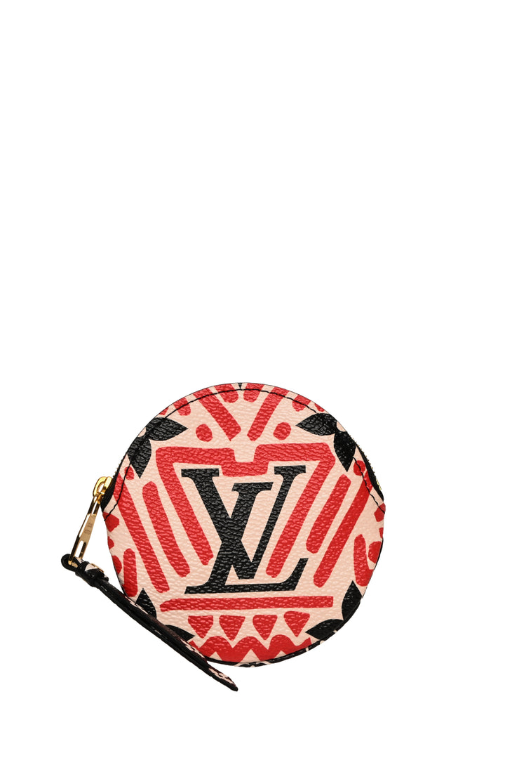 Louis Vuitton 2020 Logo Crafty Round Coin Purse