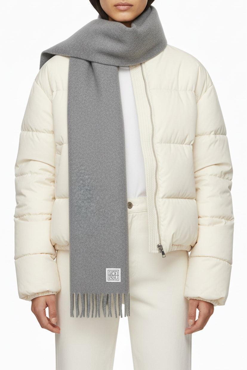 Toteme Thick Mohair-Blend Fringe Scarf