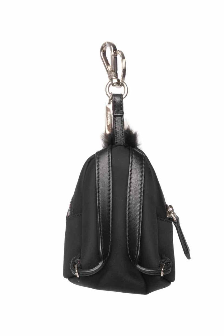 fendi monster mini backpack charm Nylon Cuoio Romano Nutria Fox Fur Eyes Blue Black Multicolor 1830028 FASHIONPHILE Fendi micro monster backpack -