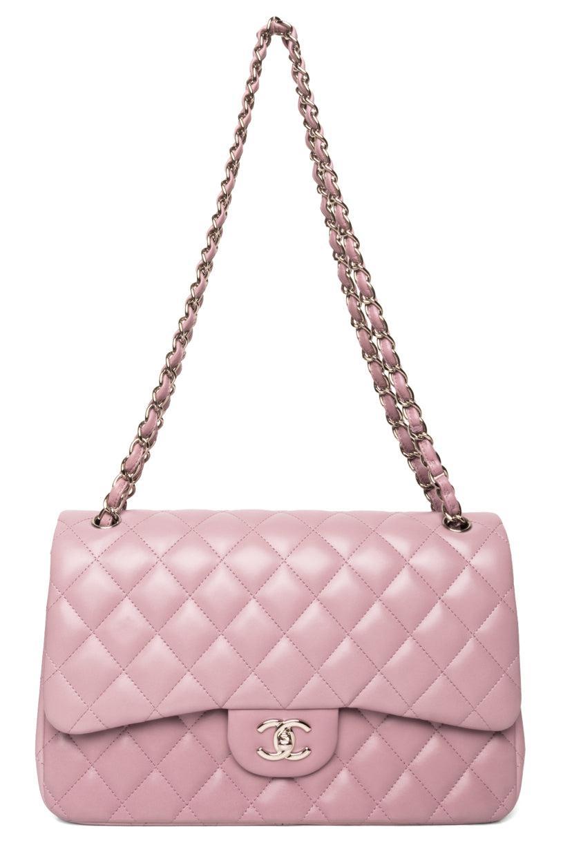 Chanel 2012 Lambskin Jumbo Double FlapShoulder Bag