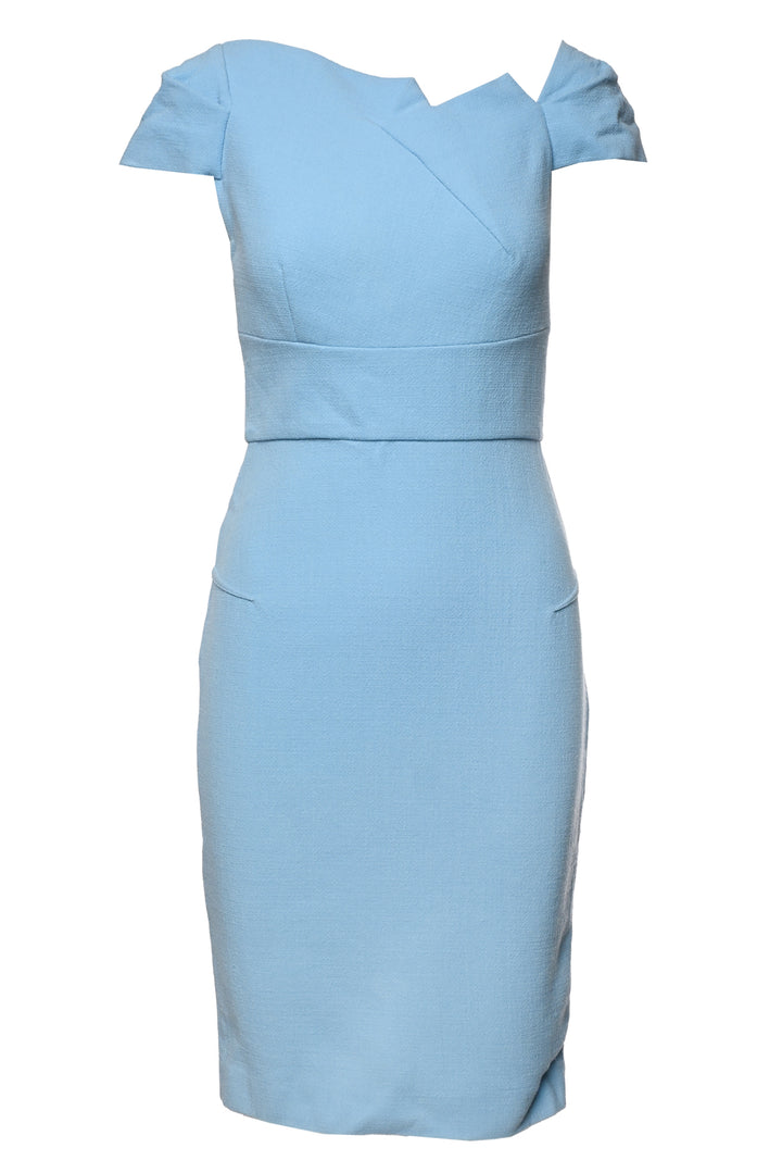 Roland Mouret Size 8 Sheath Midi Dress