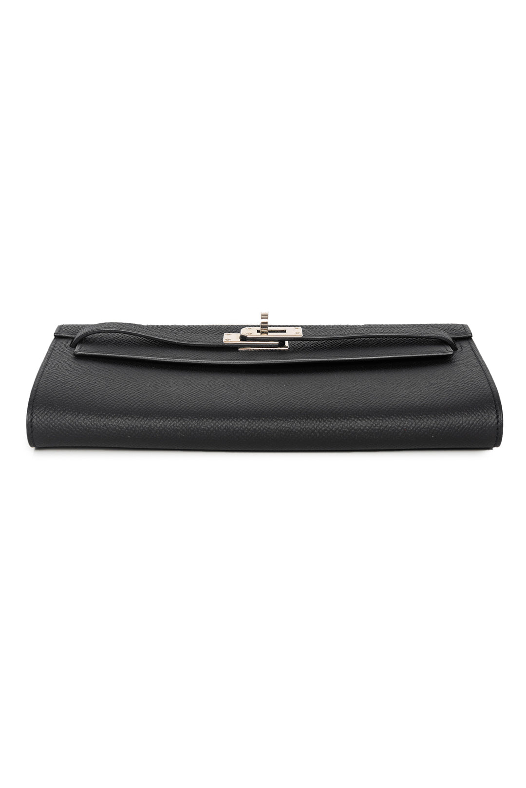 Hermes Kelly Classique Wallet To Go Noir Epsom