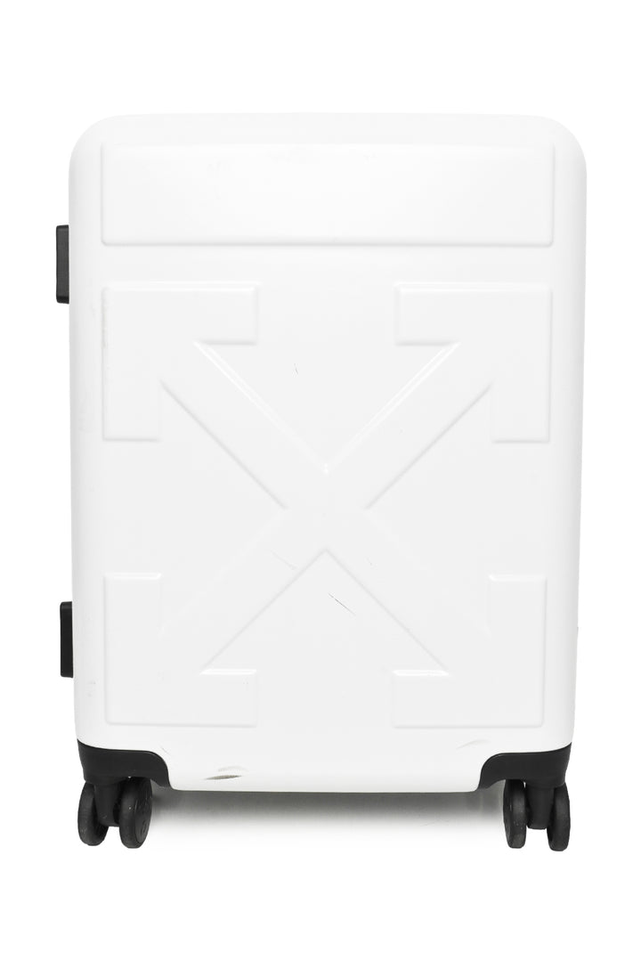Off White Arrow Trolley Suitcase
