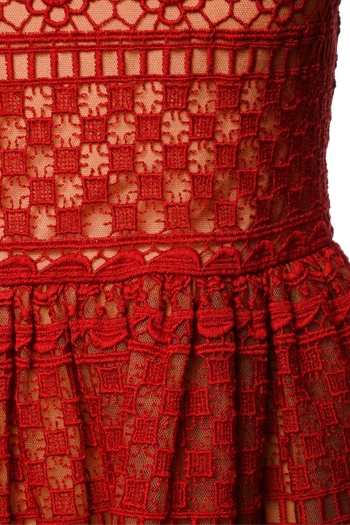 Elie Saab Size 40 Guipure Lace Dress