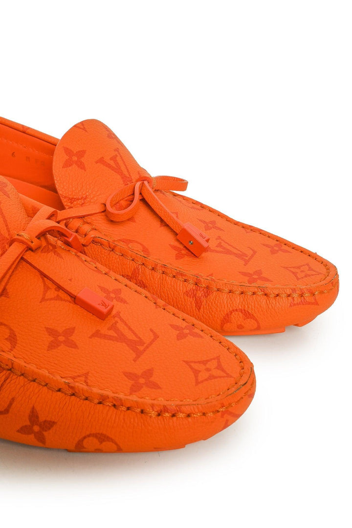Louis Vuitton Men's Size 7 Monogram LV Driver Moccasin Loafers