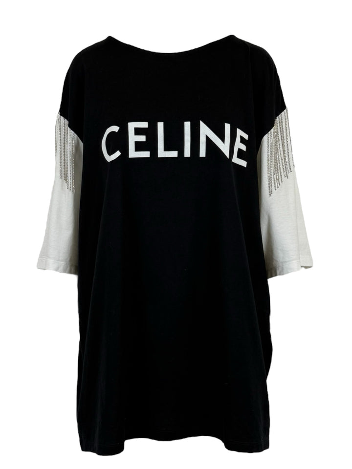 Celine Size M Oversized Logo T-Shirt