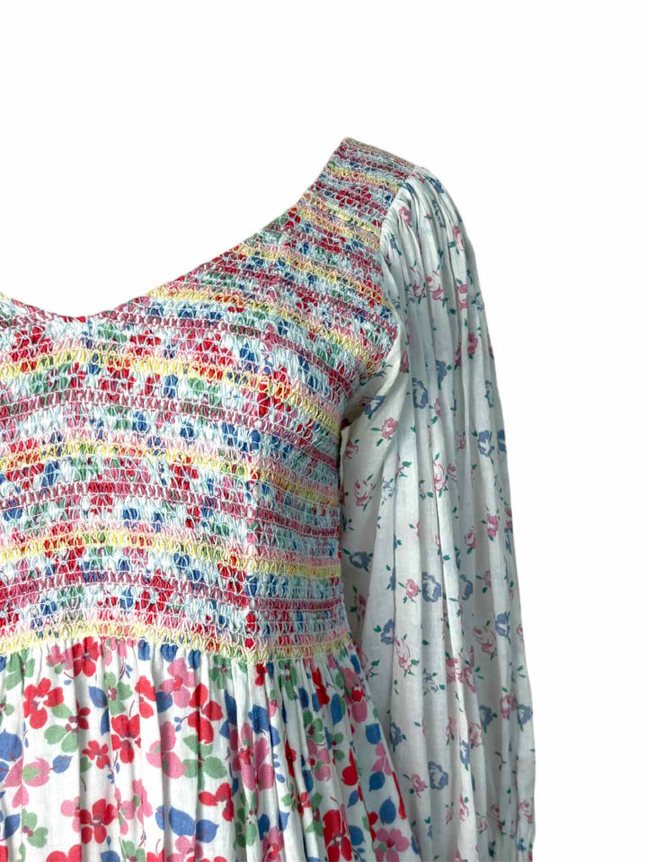 Love Shack Fancy Size M Floral Cotton  Dress