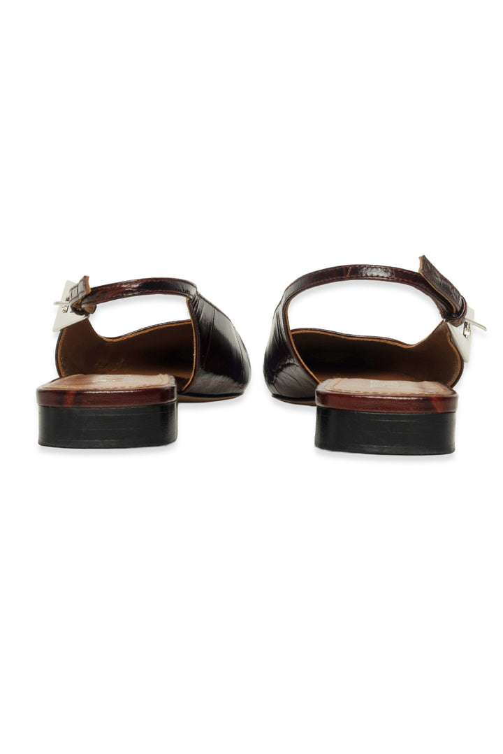 Paris Texas Size 36 Bettina 10 Slingback Pumps