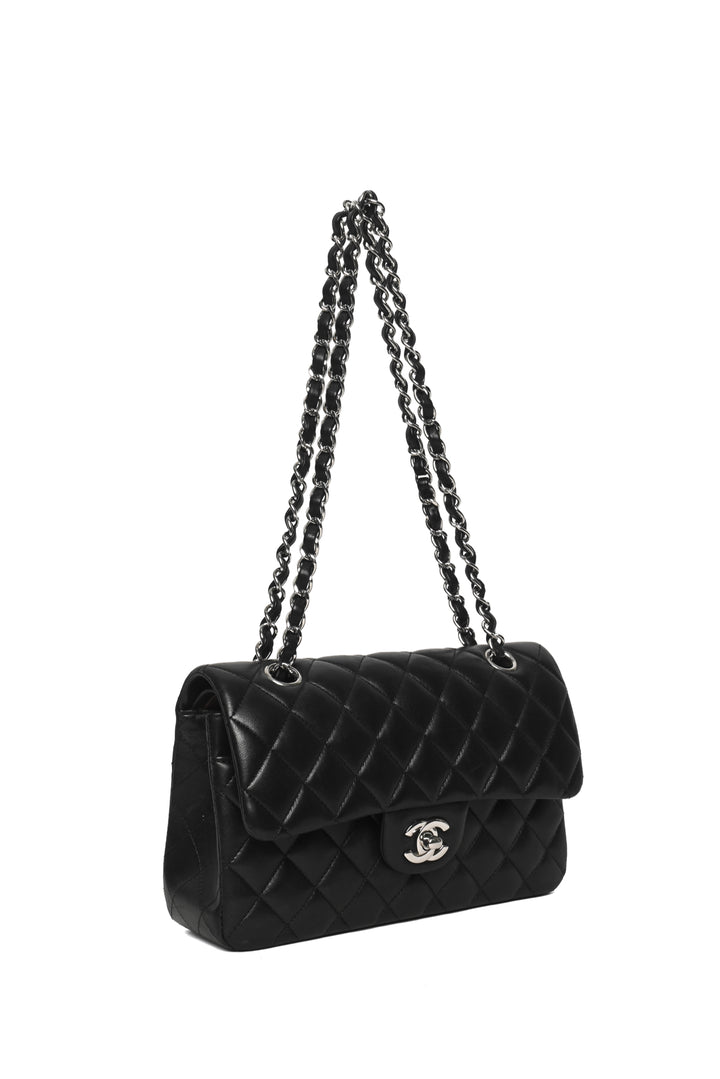 Chanel Lambskin Quilted Small Classic Double Flap Shoulder Bag
