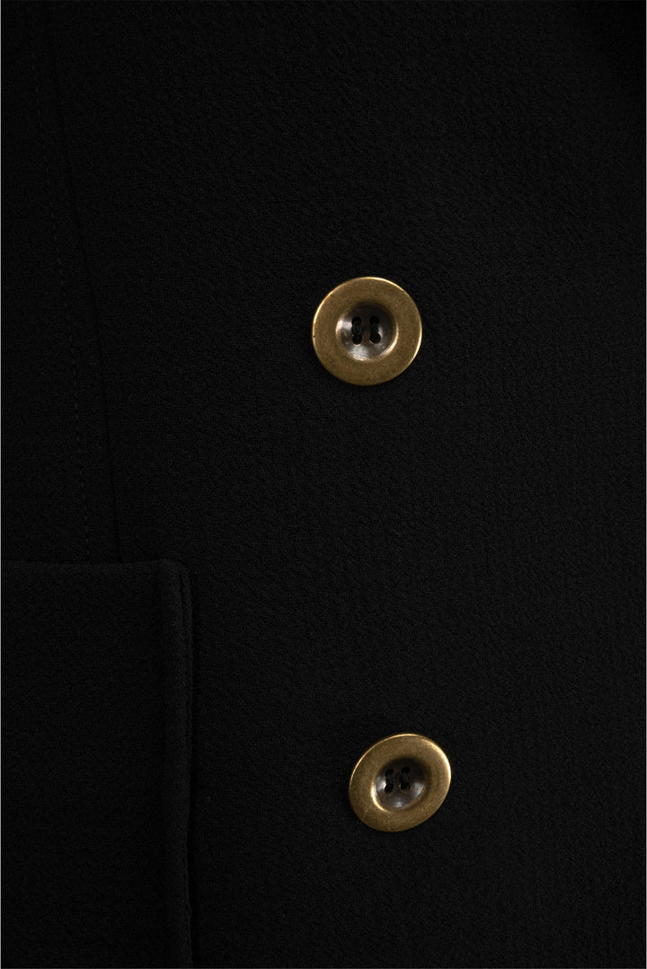 Chloe Size 40 Double Breasted Wool Coat