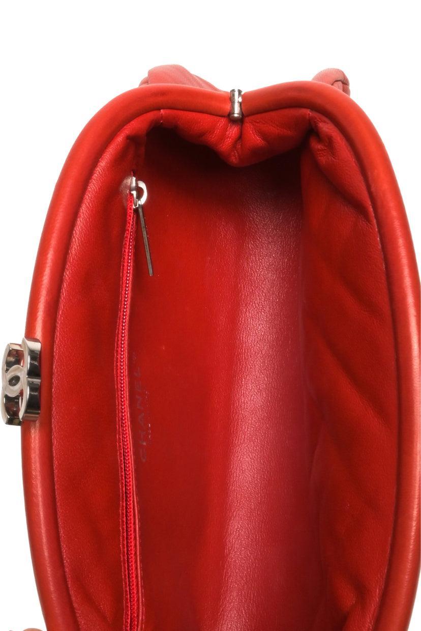 Chanel 2011 Lambskin Quilted Timeless Clutch