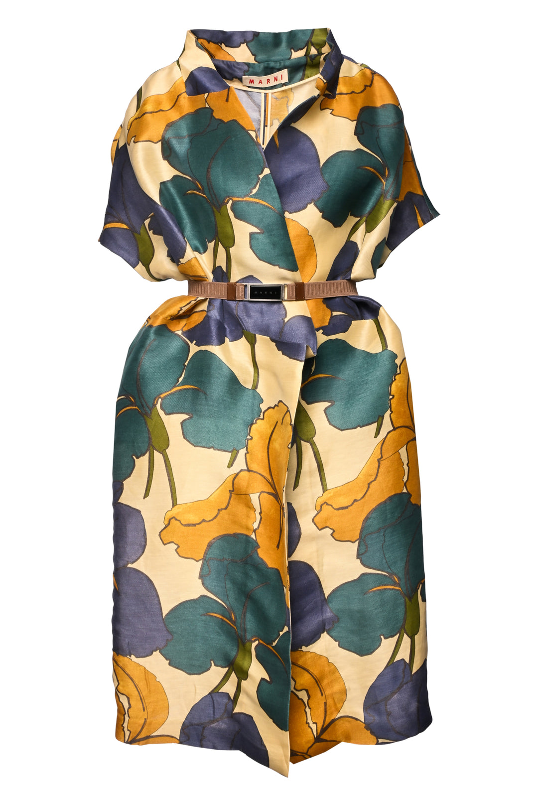 Marni Size M Silk & Linen Floral Jacket