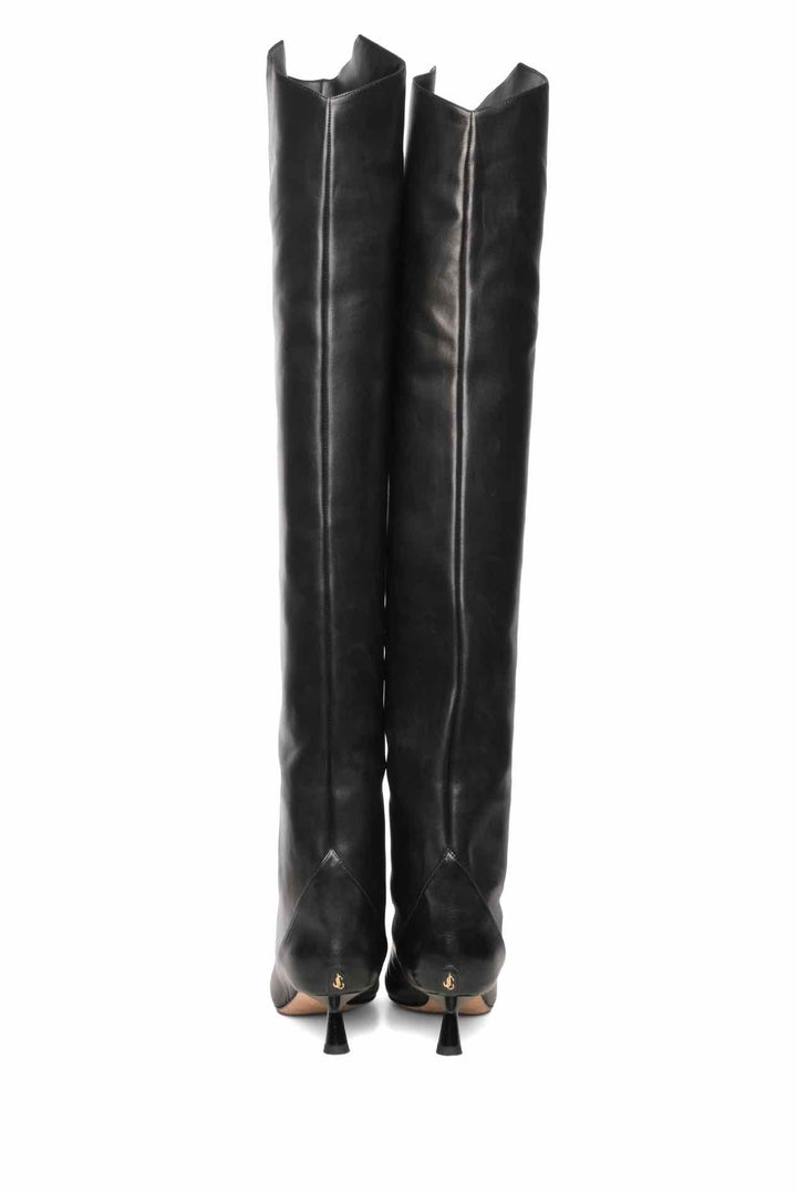 Jimmy Choo Size 38.5 Leather Vari 45 Over-the-knee Boots