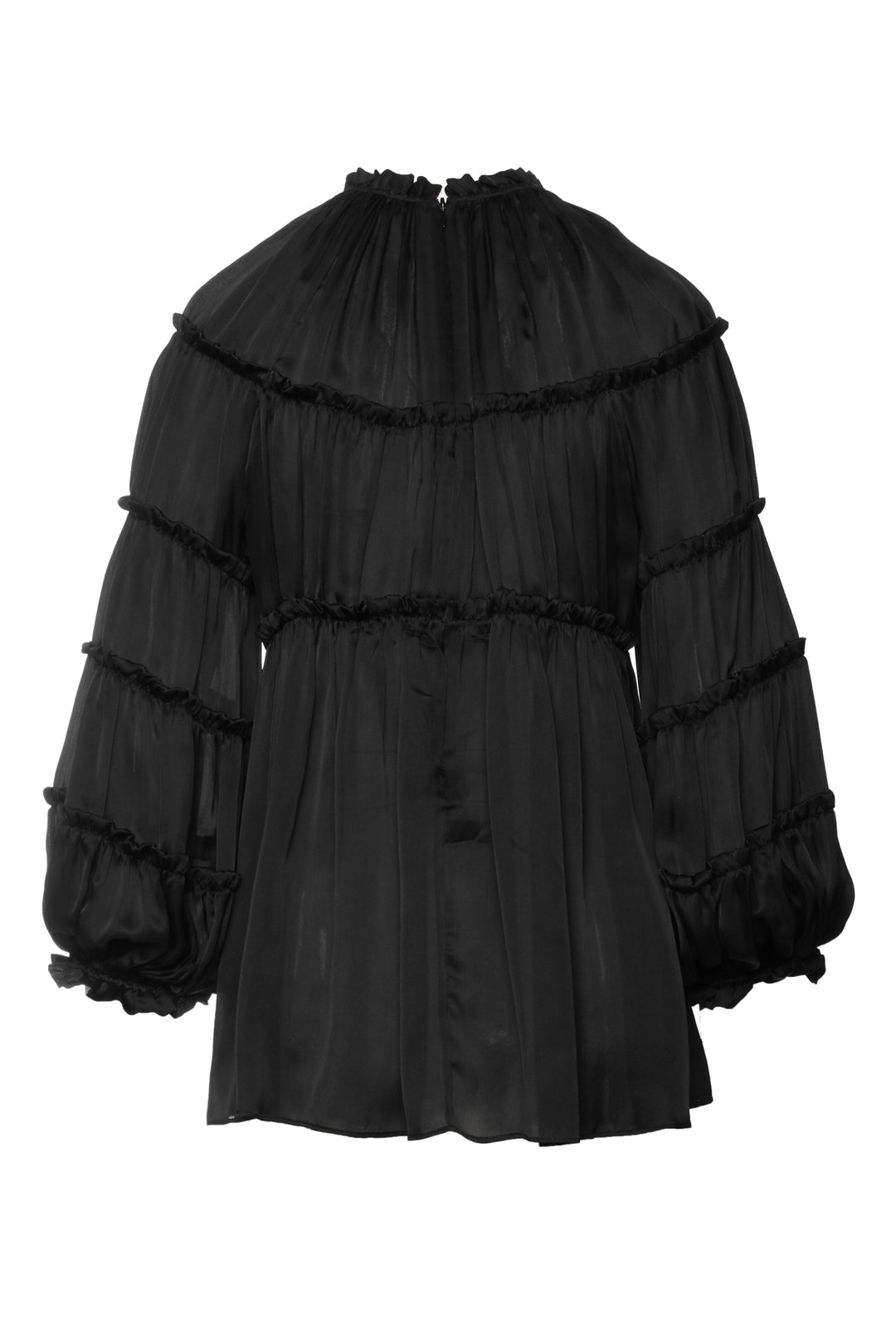 Zimmermann Size 2 Silk Tiered Top