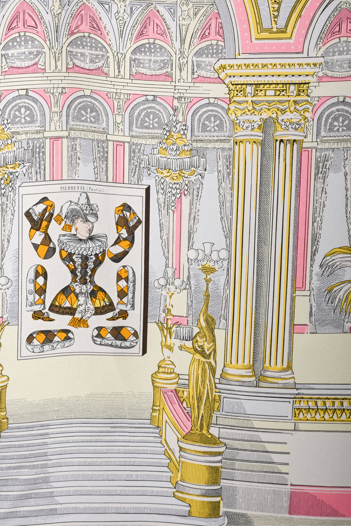 Hermes Grand Theatre Nouveau Silk Scarf 90