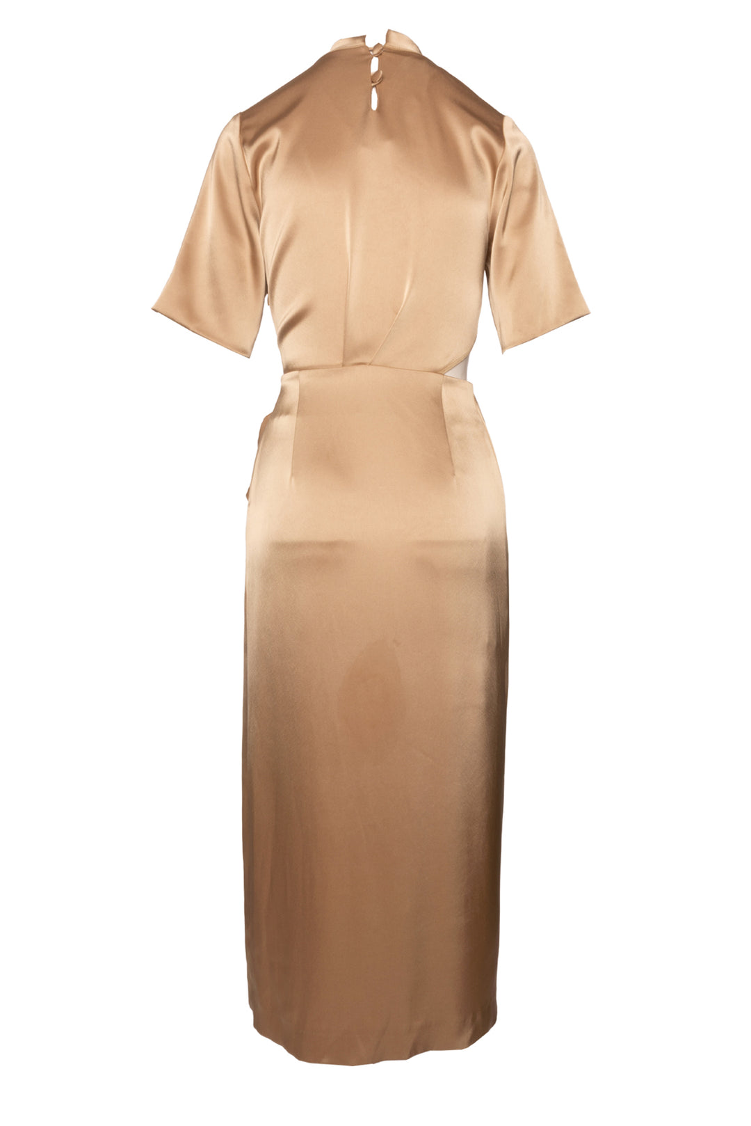 Nanushka Size S Short Sleeve Satin Dress