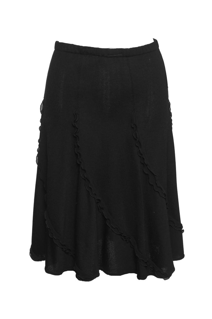 Escada Size 36 Sleeveless Knit Top & Skirt Set