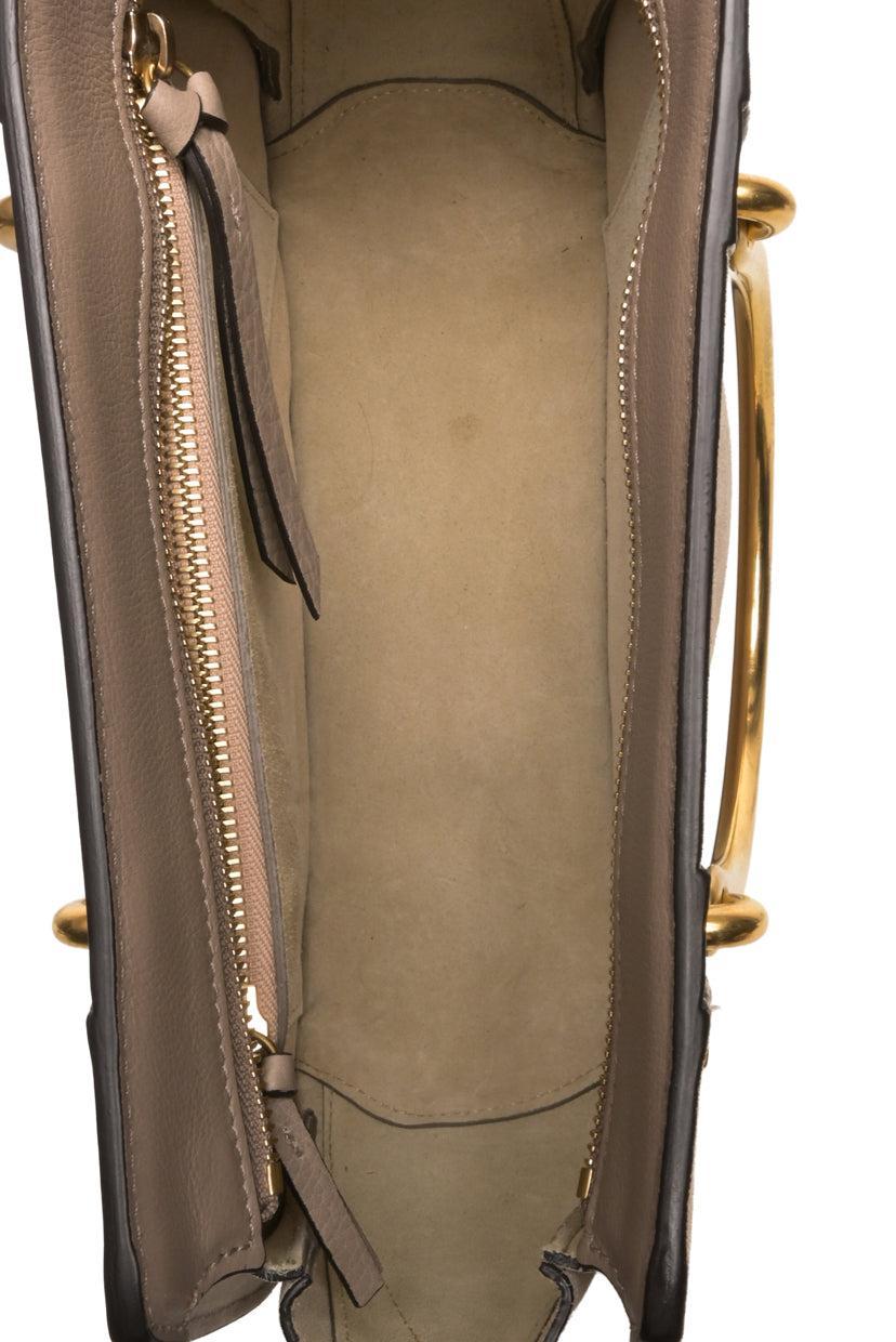 Chloe Calfskin Suede Medium Pixie Shoulder Bag