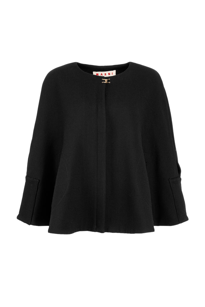 Marni Size 38 Wool Cape