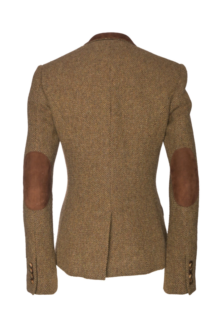 Ralph Lauren Black Label Size 6 Wool & Cashmere Single Breasted Blazer