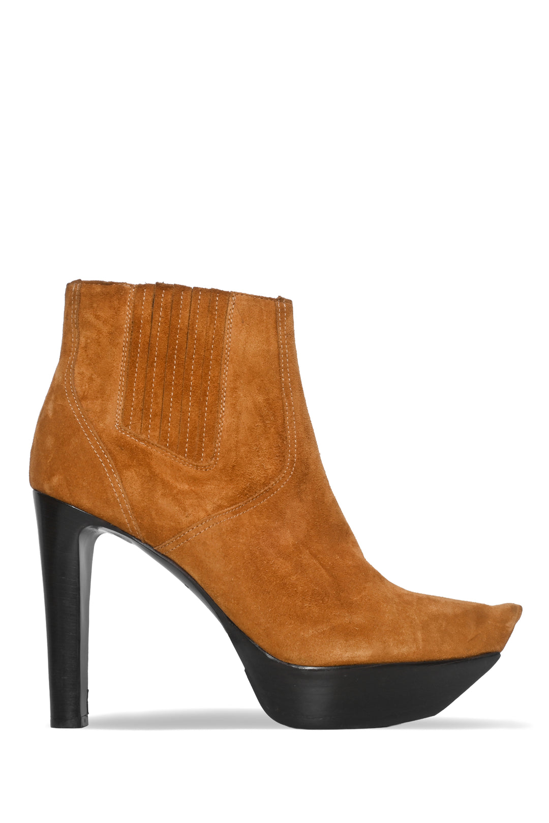 R13 Size 41 Pointy Toe Platform Heeled  Ankle Boots