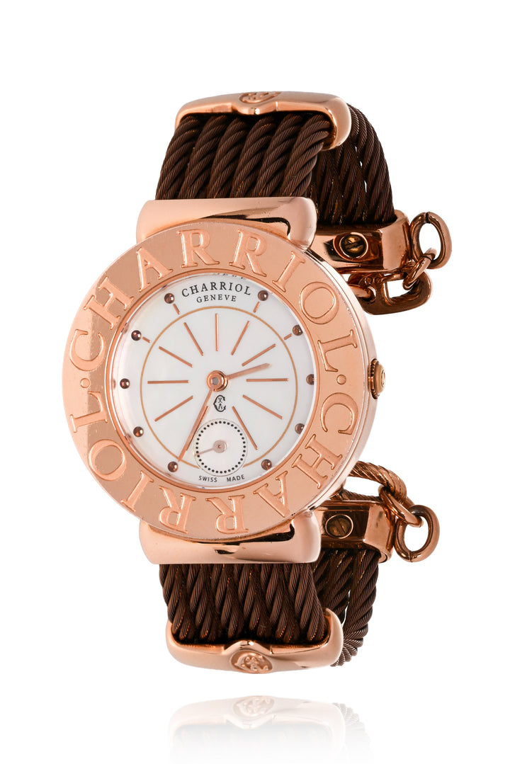 Charriol Rose Gold-Tone Stainless Steel 30mm St. Tropez Watches