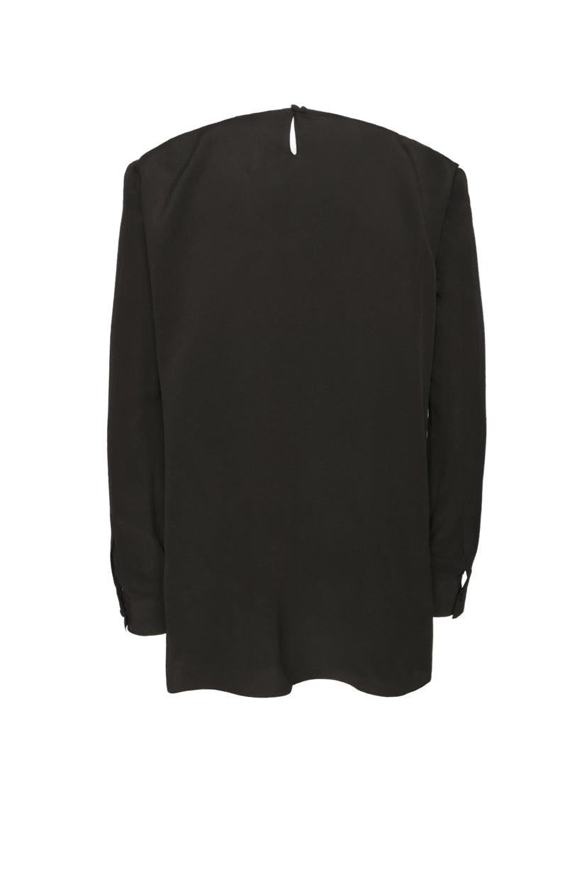 Givenchy Size 38 Asymmetrical Draped Top