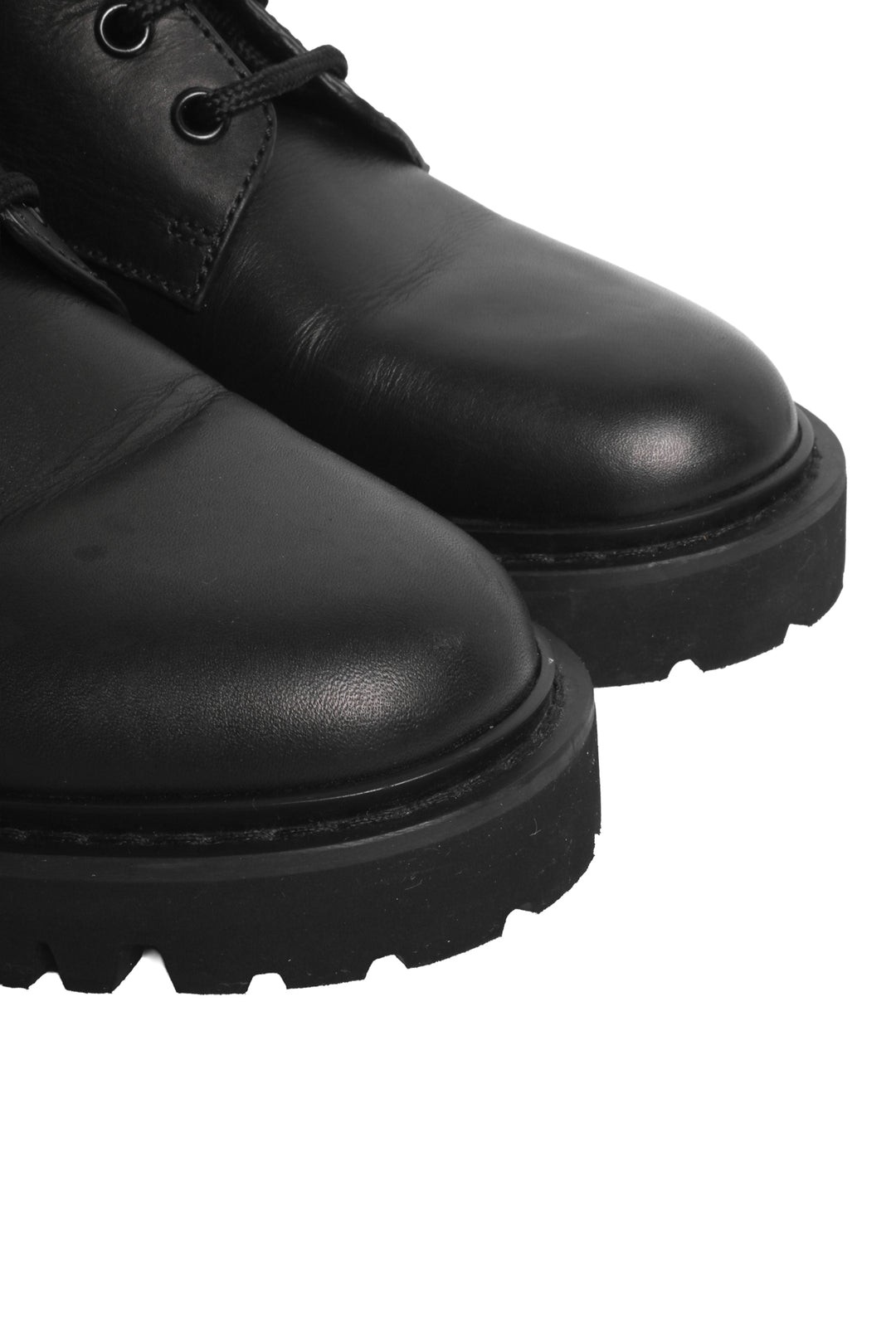 Valentino Size 35.5 Vlogo Combat Ankle Boots