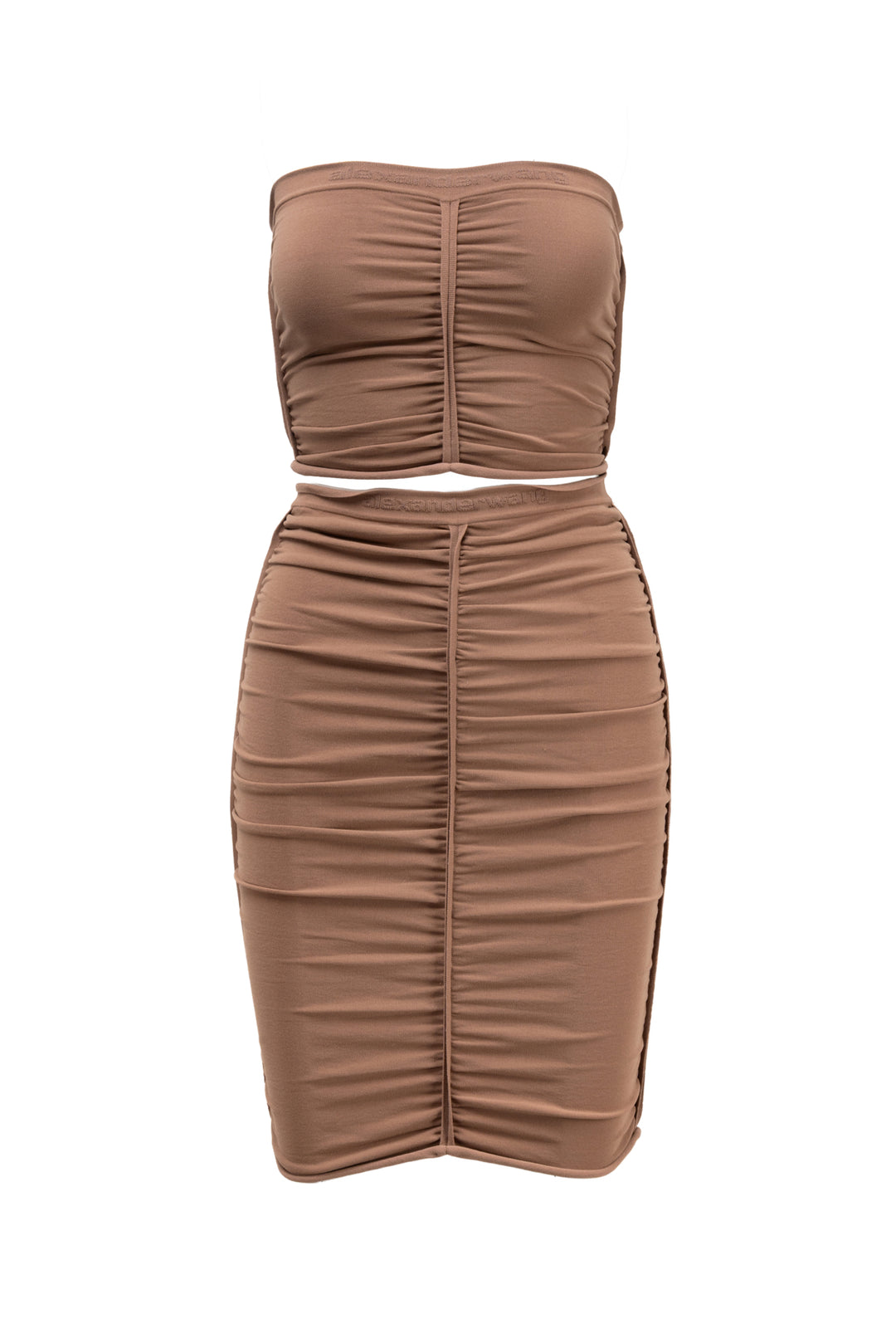 Alexander Wang Size XS/S Ruched Tube Top & Pencil Skirt Set