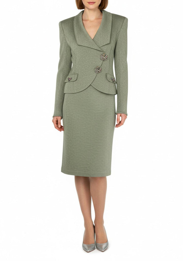 St John Collection Size 16 Embellished Blazer Suit