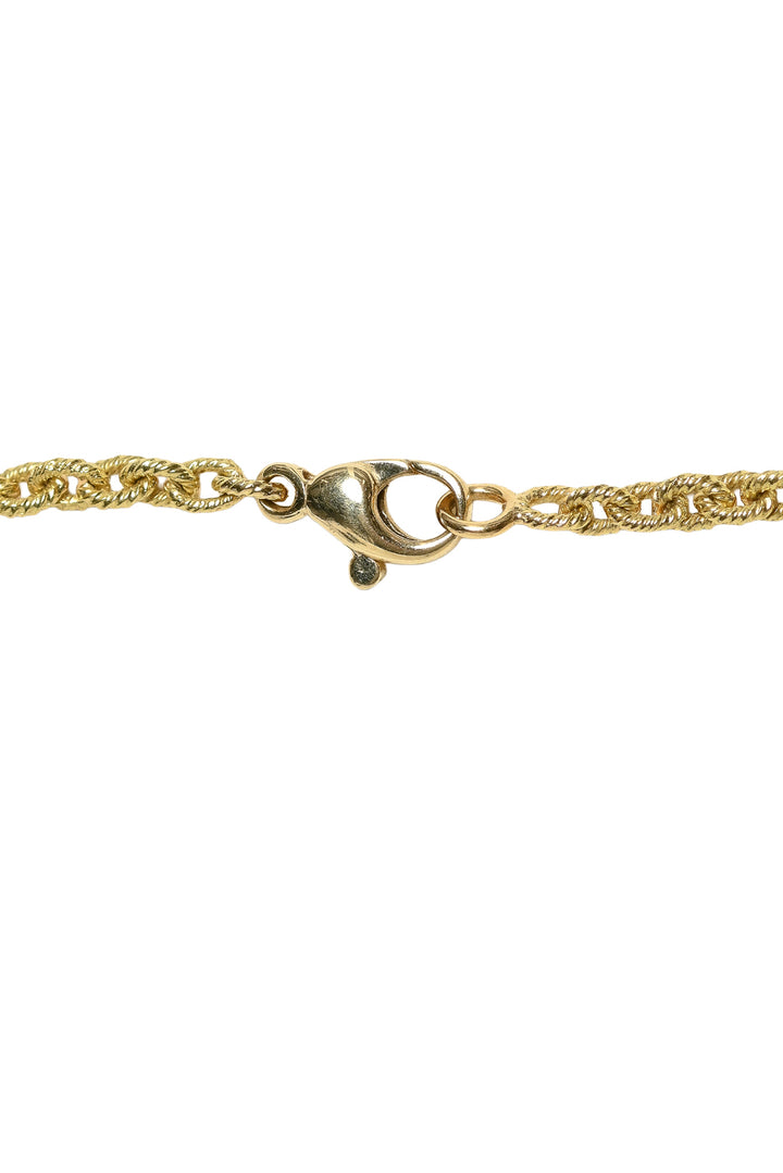 18k Yellow Gold Medium Gauge Chain Necklace