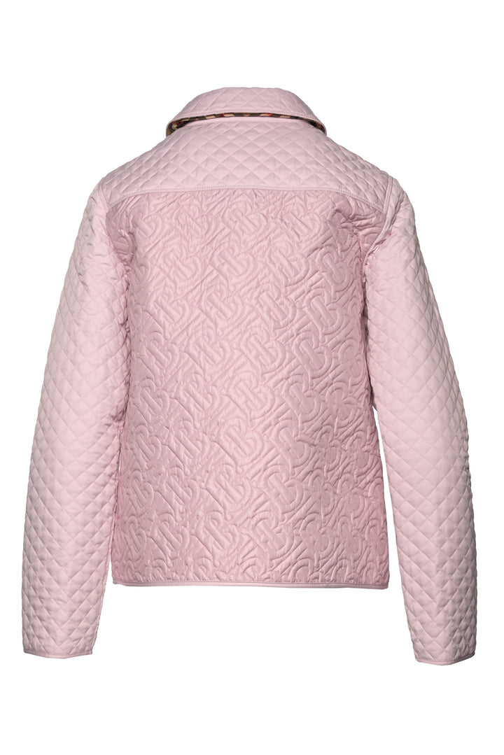 Burberry Size XS Youth 14 Giaden Monogram Quilted Panel Jacket