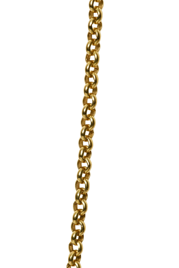 18K Yellow Gold Diamond & Tanzanite Pendant Necklace