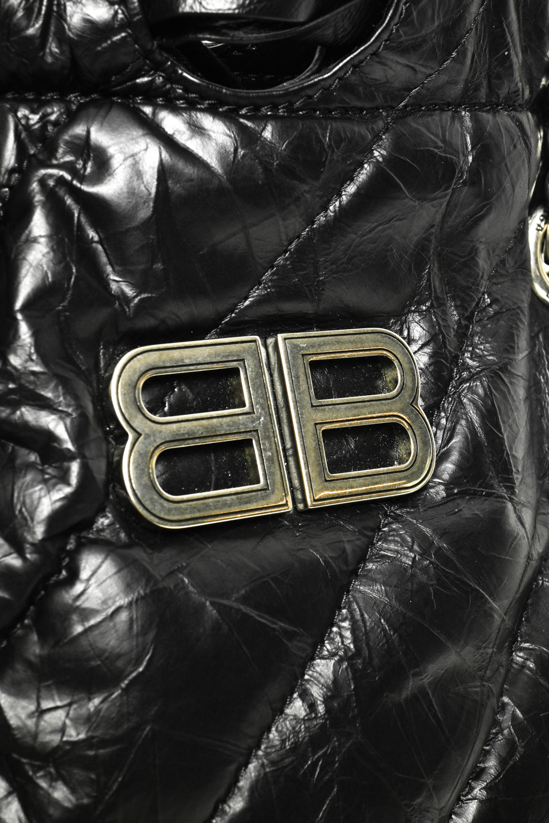 Balenciaga 2011 Crinkled Leather Small Crush Tote