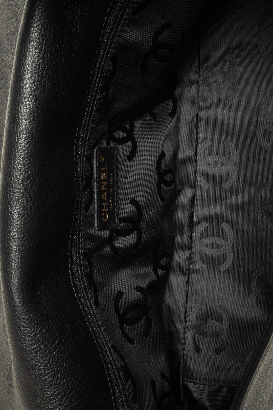 Chanel 2003-2004 Half Moon CC Shoulder Bag