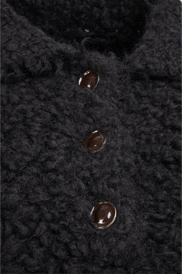 Marni Size 44 Boucle Polo Short Sleeve Top