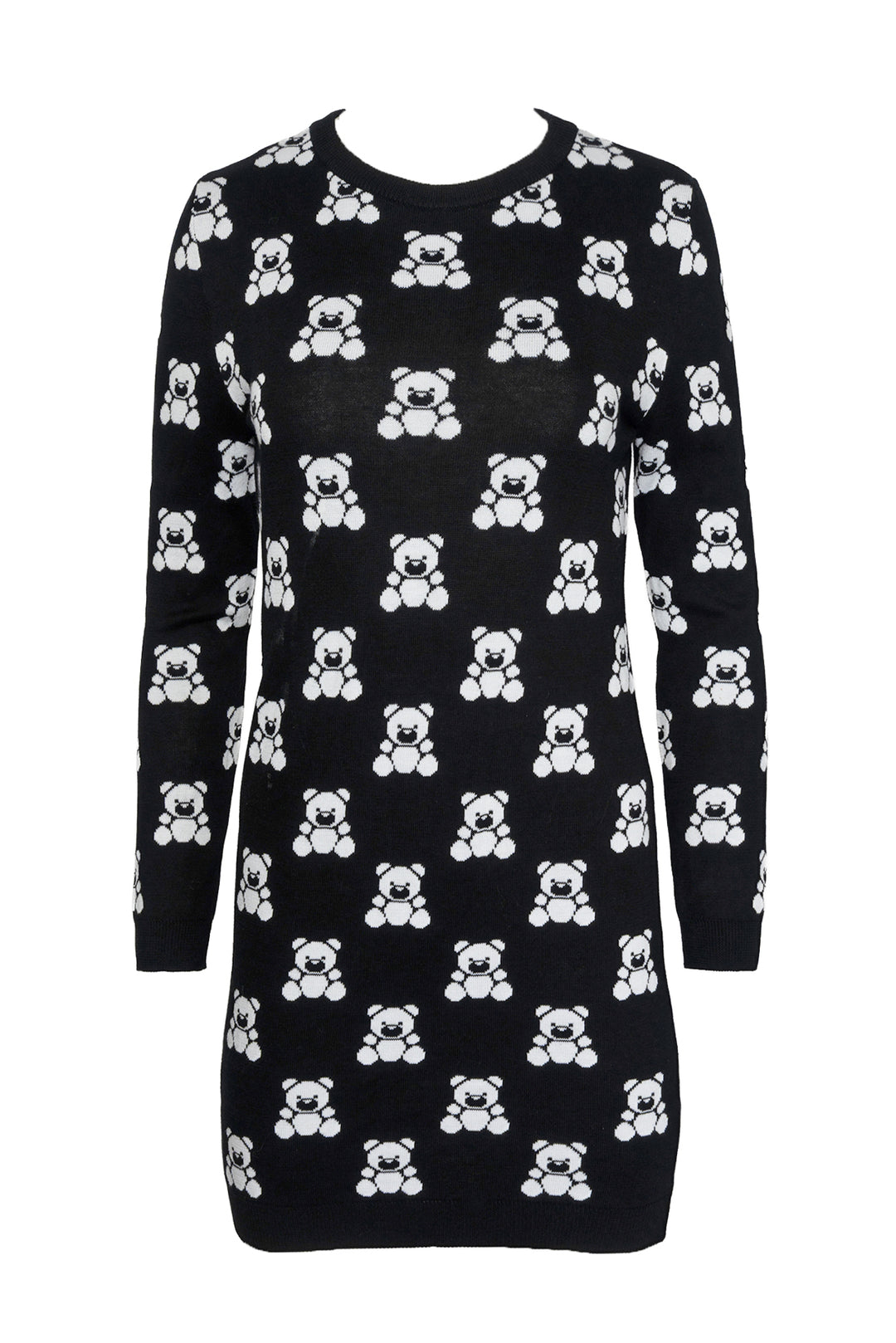Moschino Size 6 Teddy Print Dress